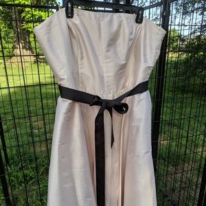 Adorable and fun blush pink cocktail dress